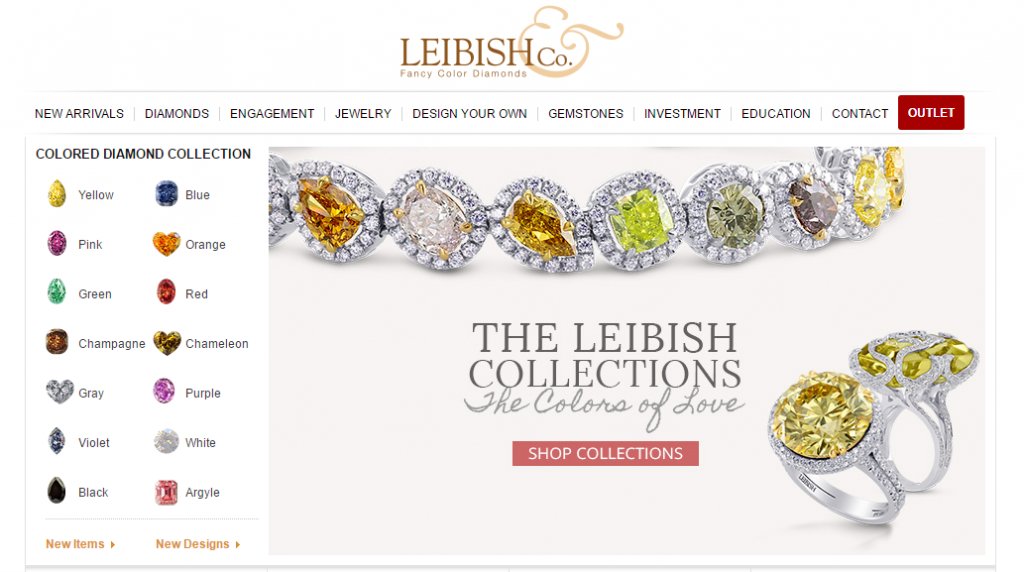 Leibish and Co Review Homepage