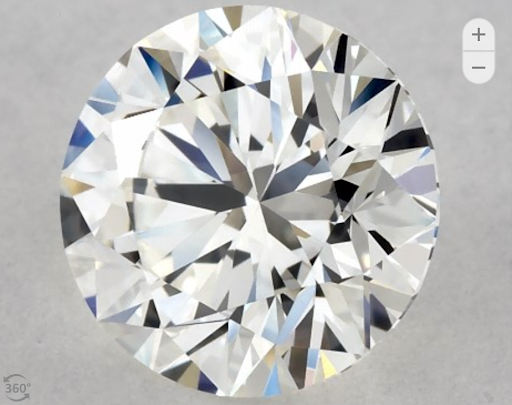 1.01 carat round diamond H color vvs1 clarity
