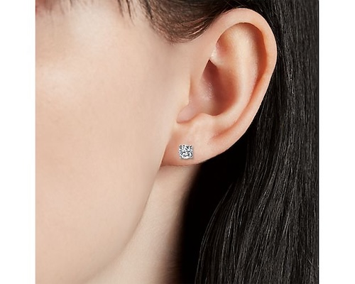 Diamond Stud Earrings In 14k White Gold (1 Ct. Tw.) from Blue Nile