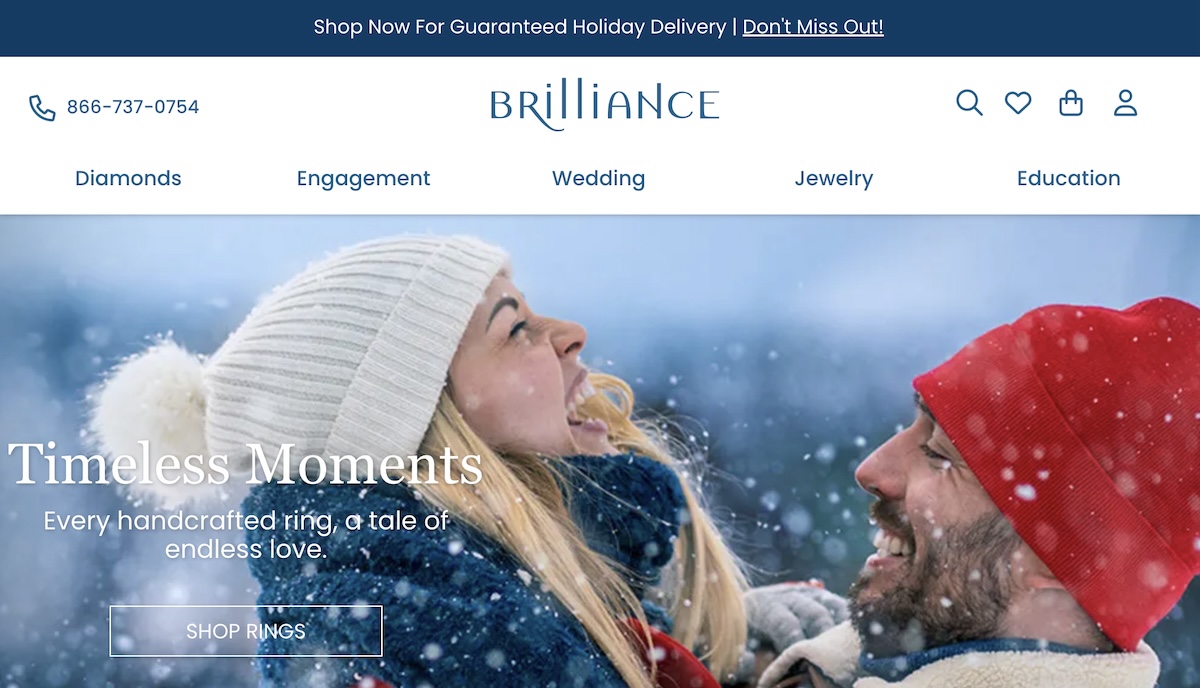 Brilliance.com Homepage