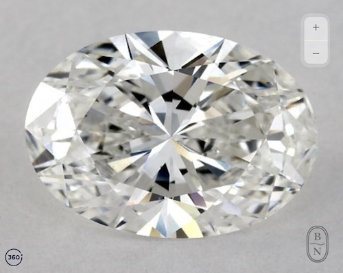 Lab Created 2.02 Oval Diamond from Blue Nile